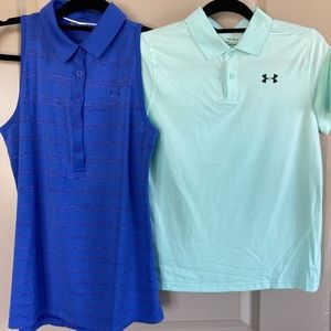 Lot of 2 NWOT: Under Armour Golf Shirts!